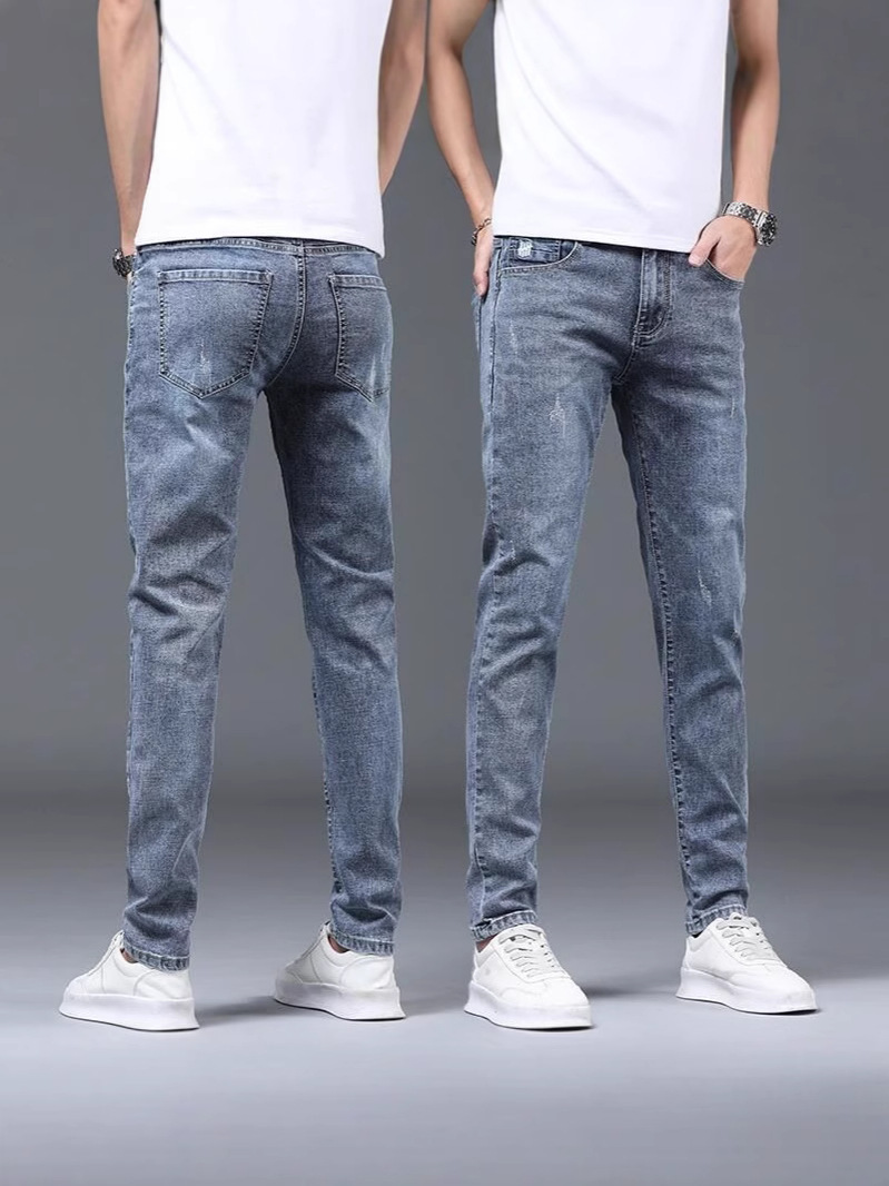 Kişi cins şalvarı, slim fit, uzunsov, elastik, yaylıq üçün