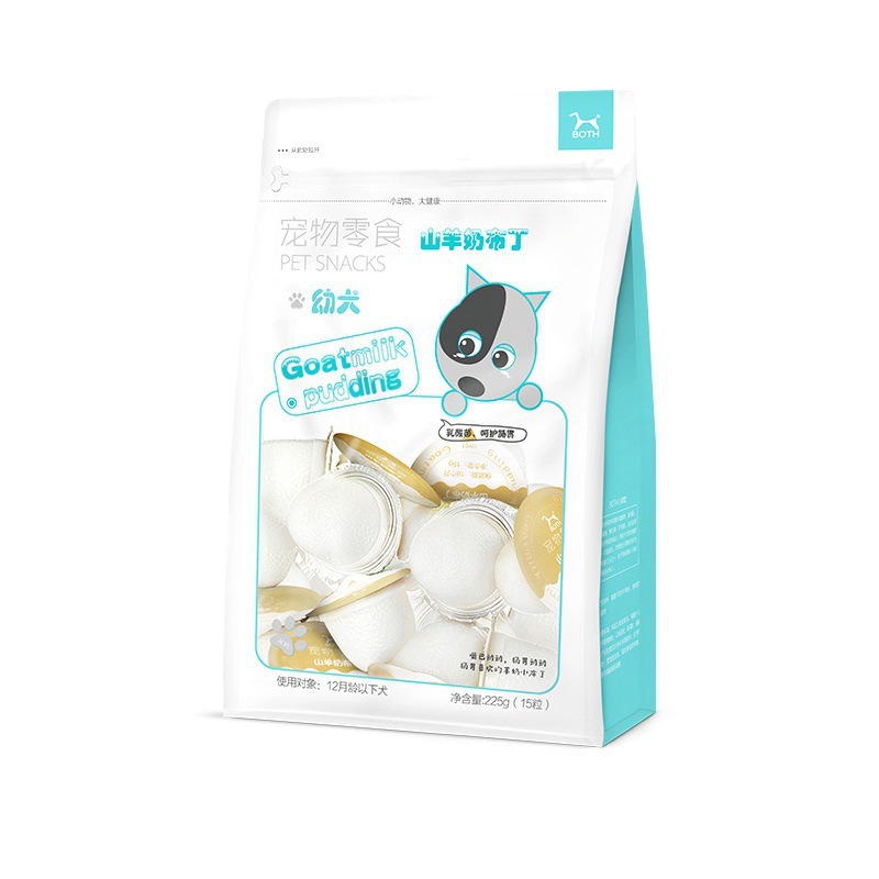 BOTH pudín de gato, pudín de leche de cabra, 15 gránulos, aperitivos para gatos adultos, jalea para gatos jóvenes, grano húmedo para gatos, aperitivos para mascotas.