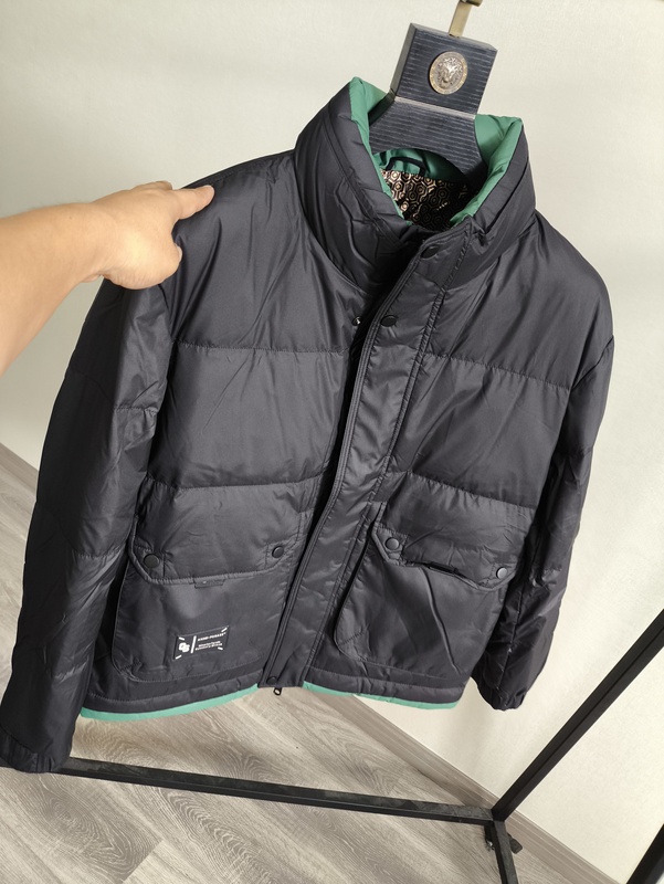 Doojia Label Cut! Winter New Men's Short Stand Collar Trendy Fashion Versatile Thickened Warm/Velvet Jacket Doojia Label Cut! Winter New Men's Short Stand Collar Trendy Fashion Versatile Thickened Warm/Velvet Jacket