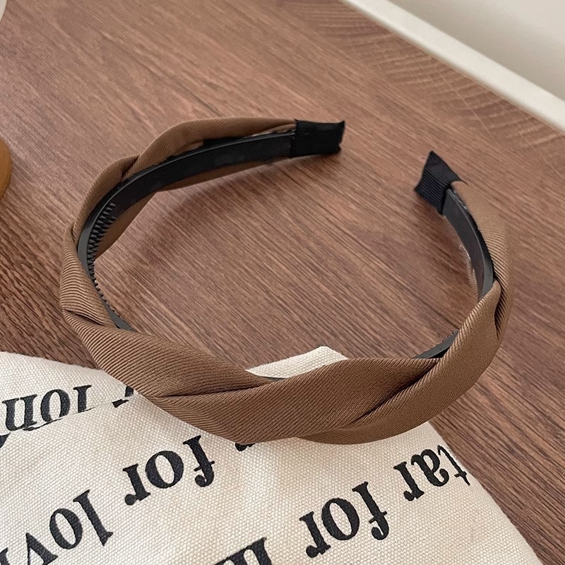 Alta sensación de moda temperamento de cabeza de mujer cabeza alta cabeza lavado cara presión cabello tarjeta de cabello cabello cabello esponja curry universal banda de cabello