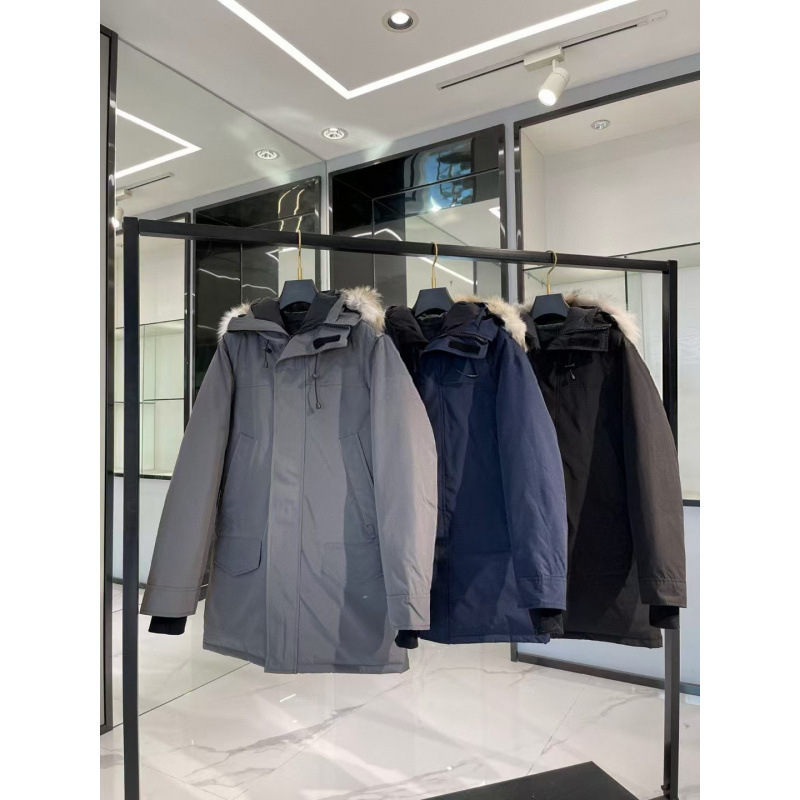 Goose down Jacket 13 Styles Lang Ford Men's Mid-Length Warm Coat 2062Ma High-End Large Fur