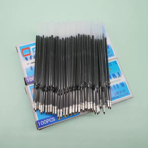 99 positioning ballpoint pen refill press ballpoint pen core with ears card point 0.7mm oil refill Red Blue Black