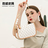 Trend small underarm bag, fashionable chain from pearl, one-shoulder bag, chain bag