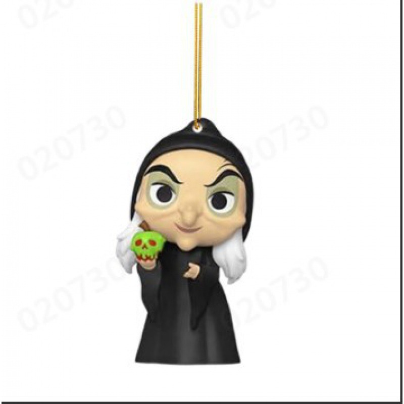 Nuevos productos transfronterizos acrílicos planos de dibujos animados brujas colgantes de Halloween árbol de Navidad colgantes para el hogar
