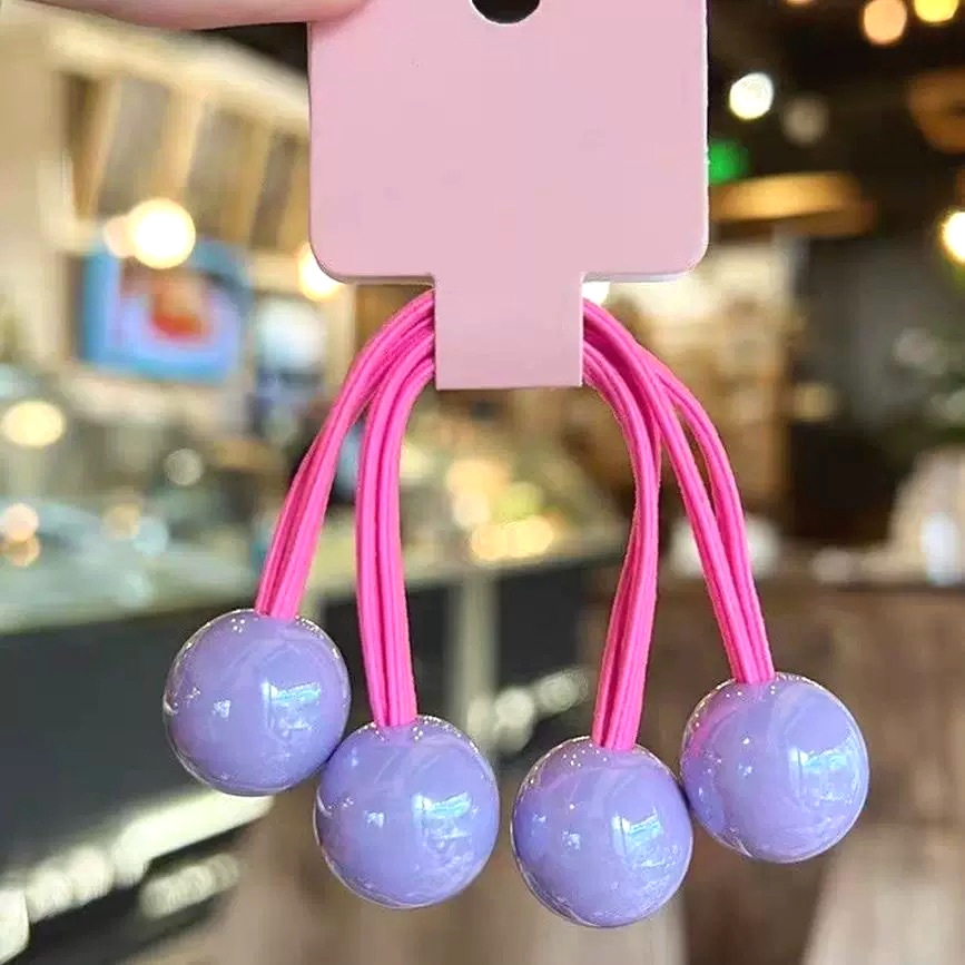 Coreana de color caramelo de alta calidad correa larga anillo de cabello bola princesa no lesiones de cabello color nuevo