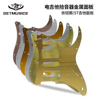 ST Electric Guitar Alone Both Metal panel Aluminum guitar Guard board ibz By Ban Na Mono Cover plate