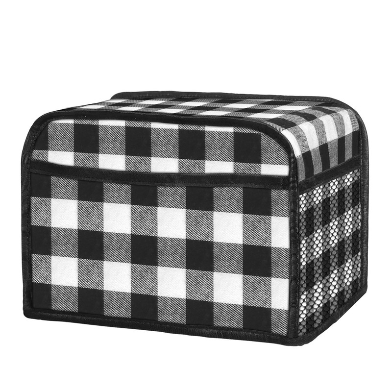 メーカー現物直供黒格厚材2枚のトースター防塵カバー家庭用防塵カバーtoaster cover|undefined