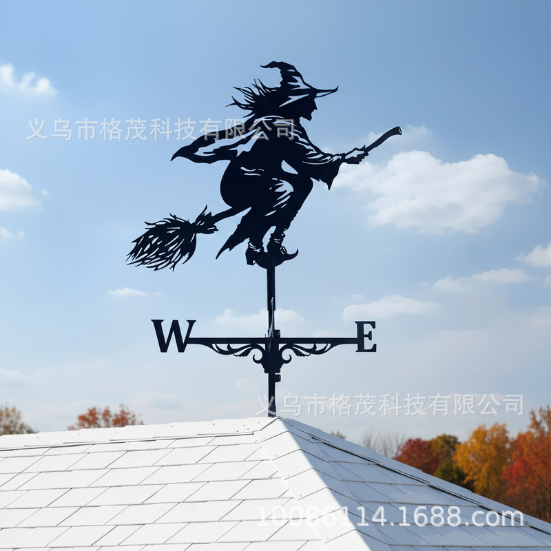 Cross-Border wind vane light luxury outdoor wind vane American roof decoration with Tian yuan crafts decoration