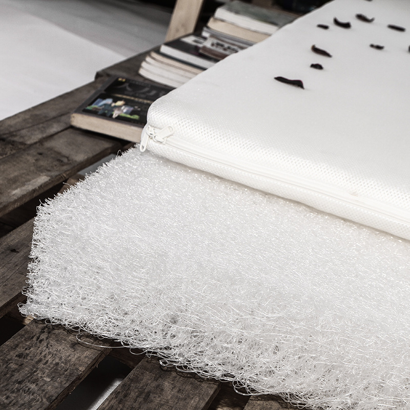 4D Polymer Air Fiber Mattress Tatami Breathable Washable 0 Glue Pe Poe Polyolefin Elastomer Material