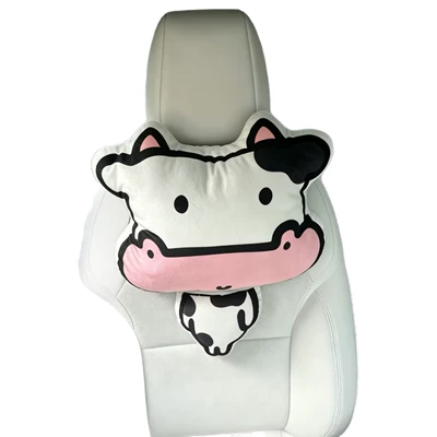 Personalized Headrests, Happy Little Cow and | Headrest