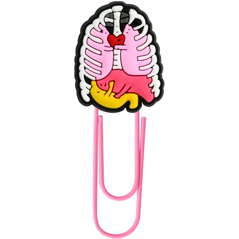 医療ペーパークリップ漫画クリエイティブブックマークカラーペーパークリップ事務用品 diy 大型ペーパークリップ卸売|undefined