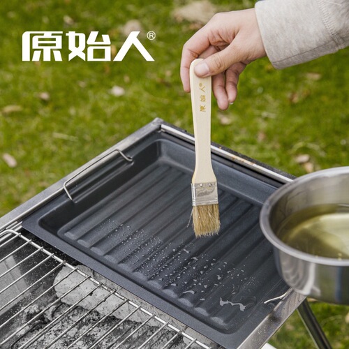 Factory direct supply pig hair brush, barbecue brush, barbecue tools, barbecue supplies, oil brush, brushes can be discounted in bulk