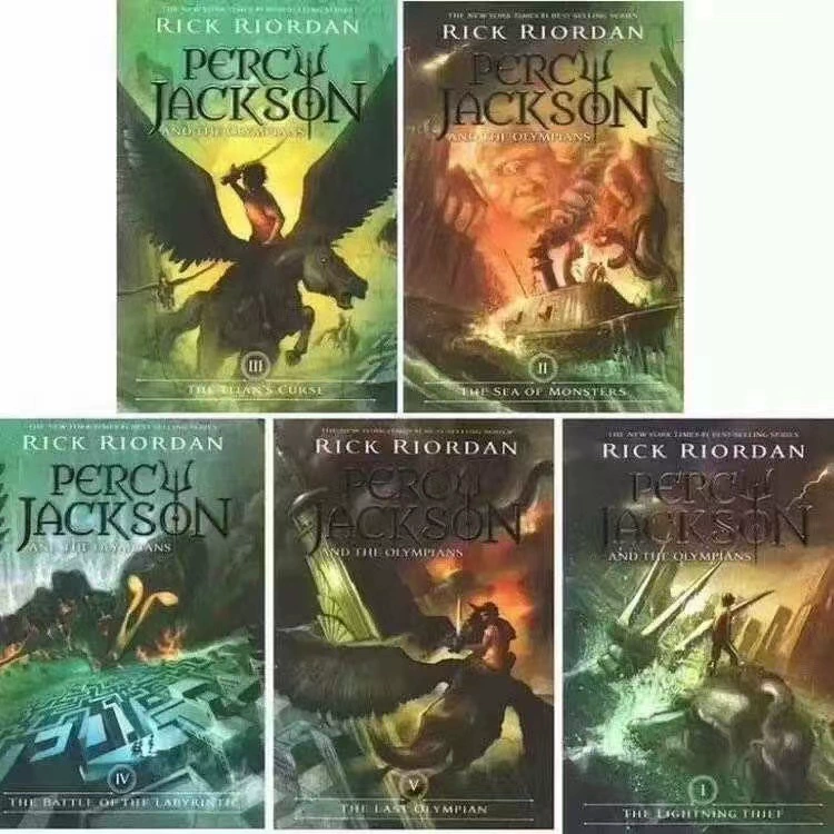 П Percy Джексон Бозон Джексон Английский первый сезон Пять-период HD версия с подарочной коробкой