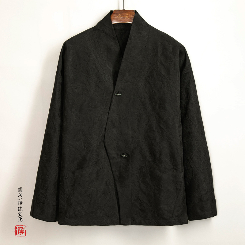 New Autumn Clothing, Chinese Style Men's Clothing, Improved Hanfu Jacquard Men's Jacket New Autumn Clothing, Chinese Style Men's Clothing, Improved Hanfu Jacquard Men's Jacket