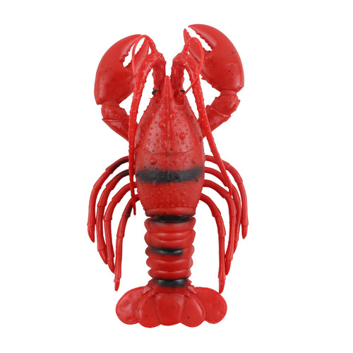 Cross-border hot-selling simulation lobster crab animal model children's early education cognitive voice decompression student toys and gifts