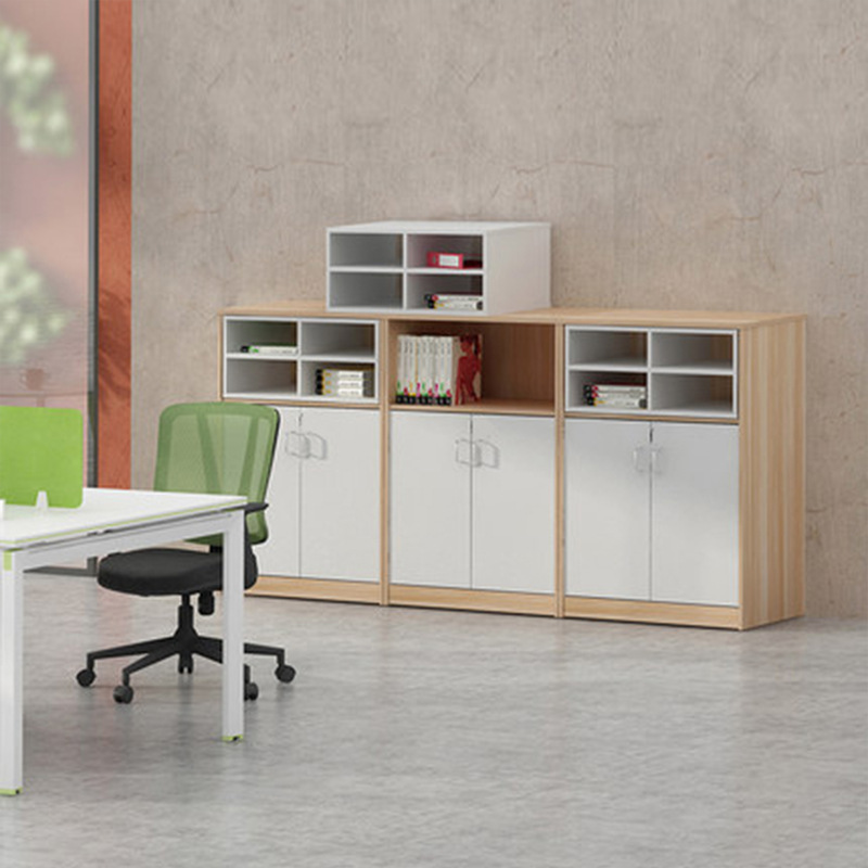 Fábrica de ventas directas armario de oficina armario de almacenamiento con bloqueo armario de archivo decoración de oficina colocado armario de madera