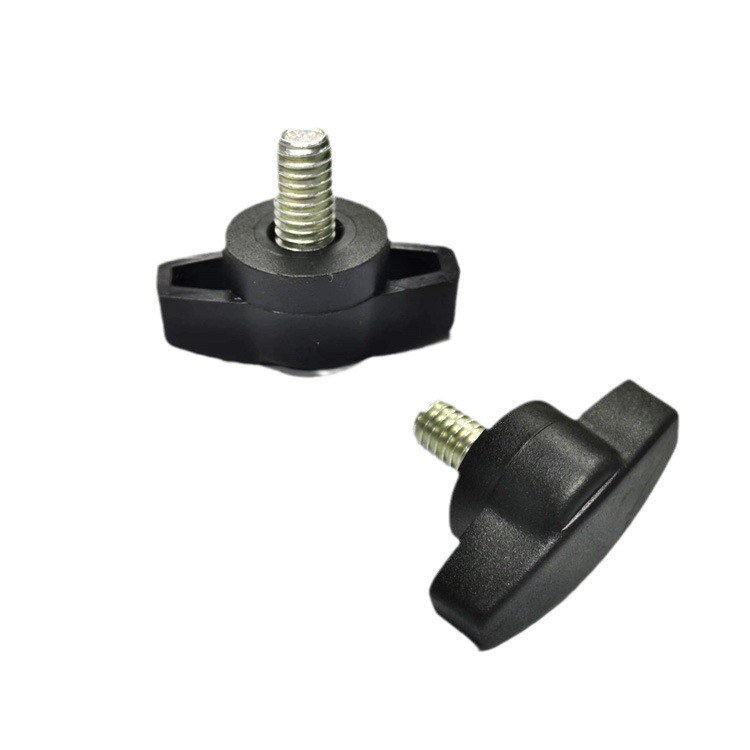 30MM 한 단어 고무 헤드 나사, 손 나사, T 자형 플라스틱 손잡이, 고무 코팅 조정 나사, 무료 샘플