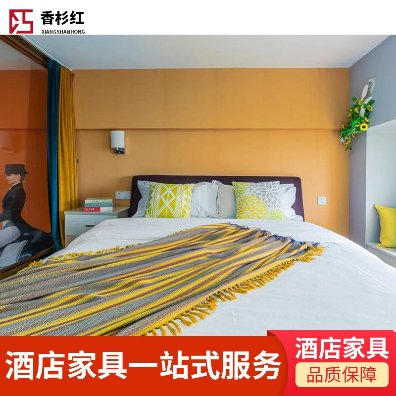 Набор мебели (XIANGSHANHONG) Полный пакет для отеля и квартиры — кровать, диван, платяной шкаф