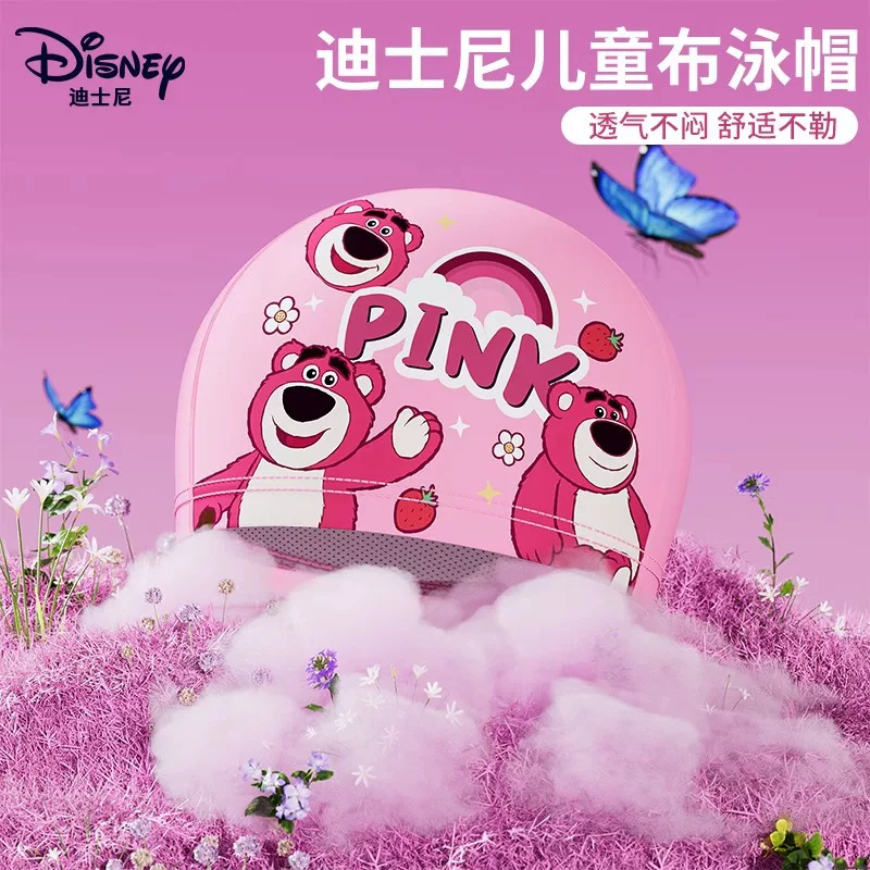 Disney, детская шапочка для плавания для мужчин и женщин, симпатичная ткань, профессиональный аксессуар для плавания, защита от солнца, новая коллекция