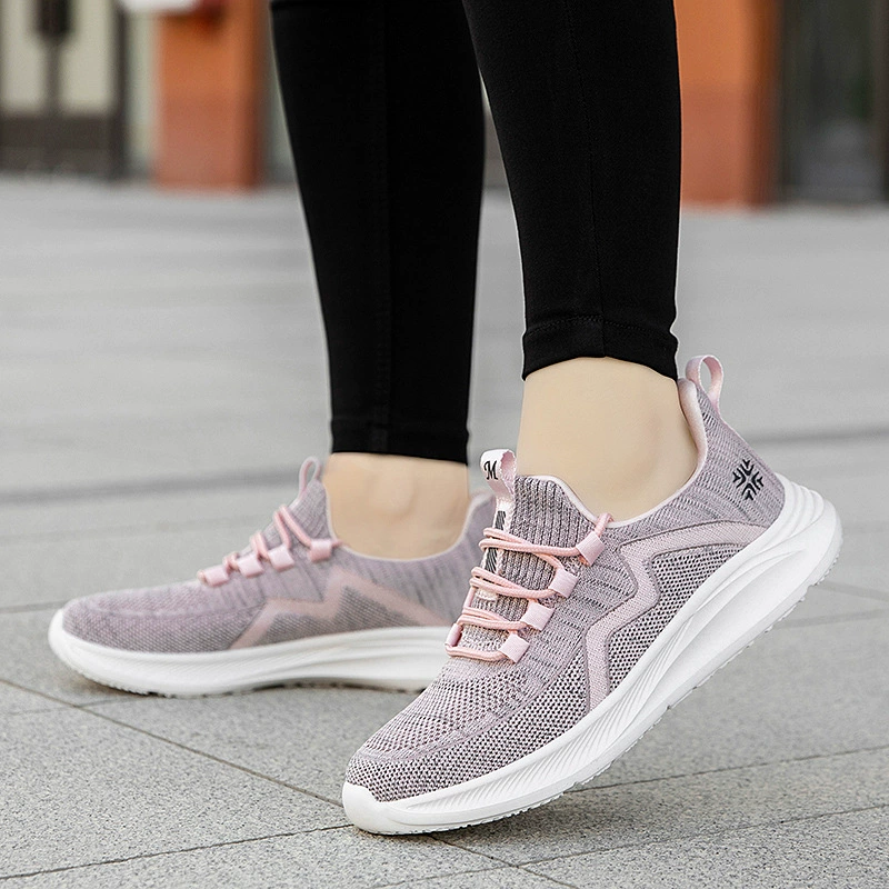 Footwear for mother for leisure, sports walking shoes, (Cross-border trading), soft sole