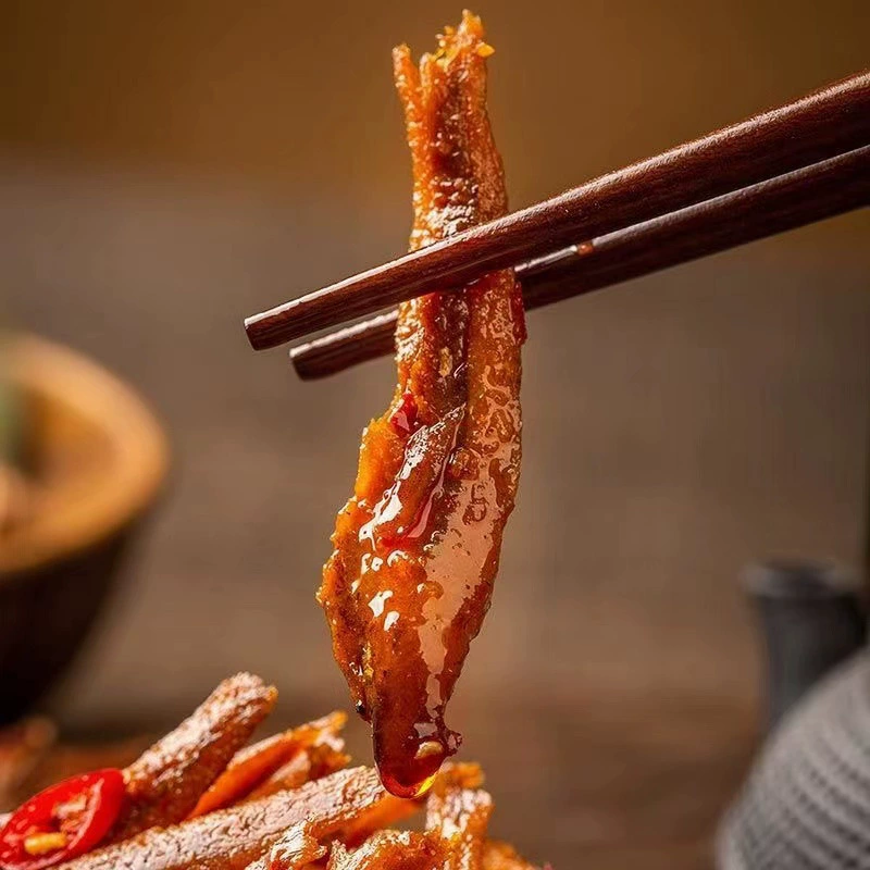 Spicy fish larvae spicy dried fish ready-to-eat hairy fish small package snacks