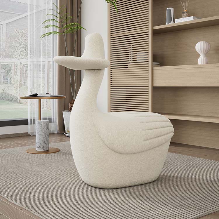Designer Sofa Chair Creative Internet Celebrity Small Horse Chair Reading Sofa Little Swan Gaming Handheld Game Chair Living Room Decor