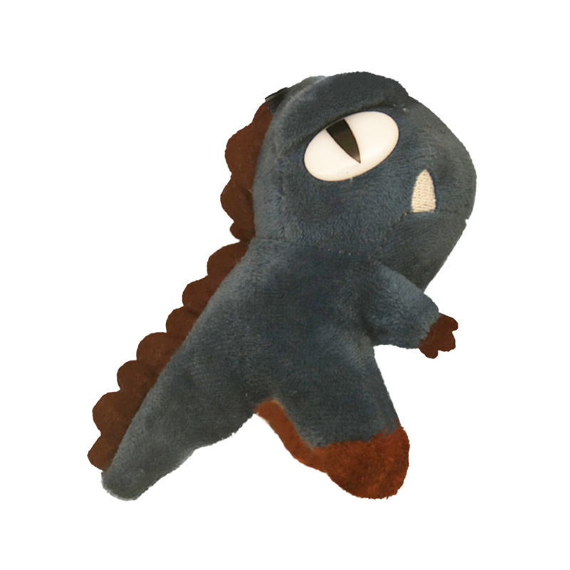 Lv Xiaoyu mismo estilo Tyrannosaurus rex llavero peluche dinosaurio muñeca mochila escolar gran colgante joyería colgante coreana mujer