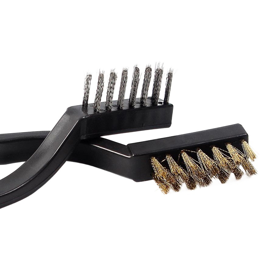 Hilda ventas directas de fábrica en stock cepillo de alambre de doble cabeza, cepillo de alambre de acero inoxidable, cepillo de alambre de cobre, cepillo de una sola cabeza al por mayor