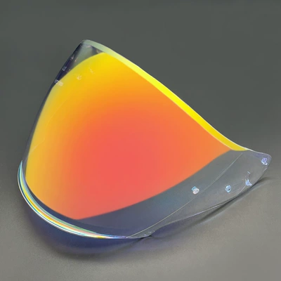 Electroplated Lenses Sunscreen Day – Dəbilqə (Kaska) aksesuarları - jc-aurora-red