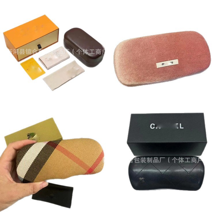 Spot al por mayor nueva caja de gafas de marca de alta gama de moda caja de gafas de sol de alta gama caja de embalaje completa