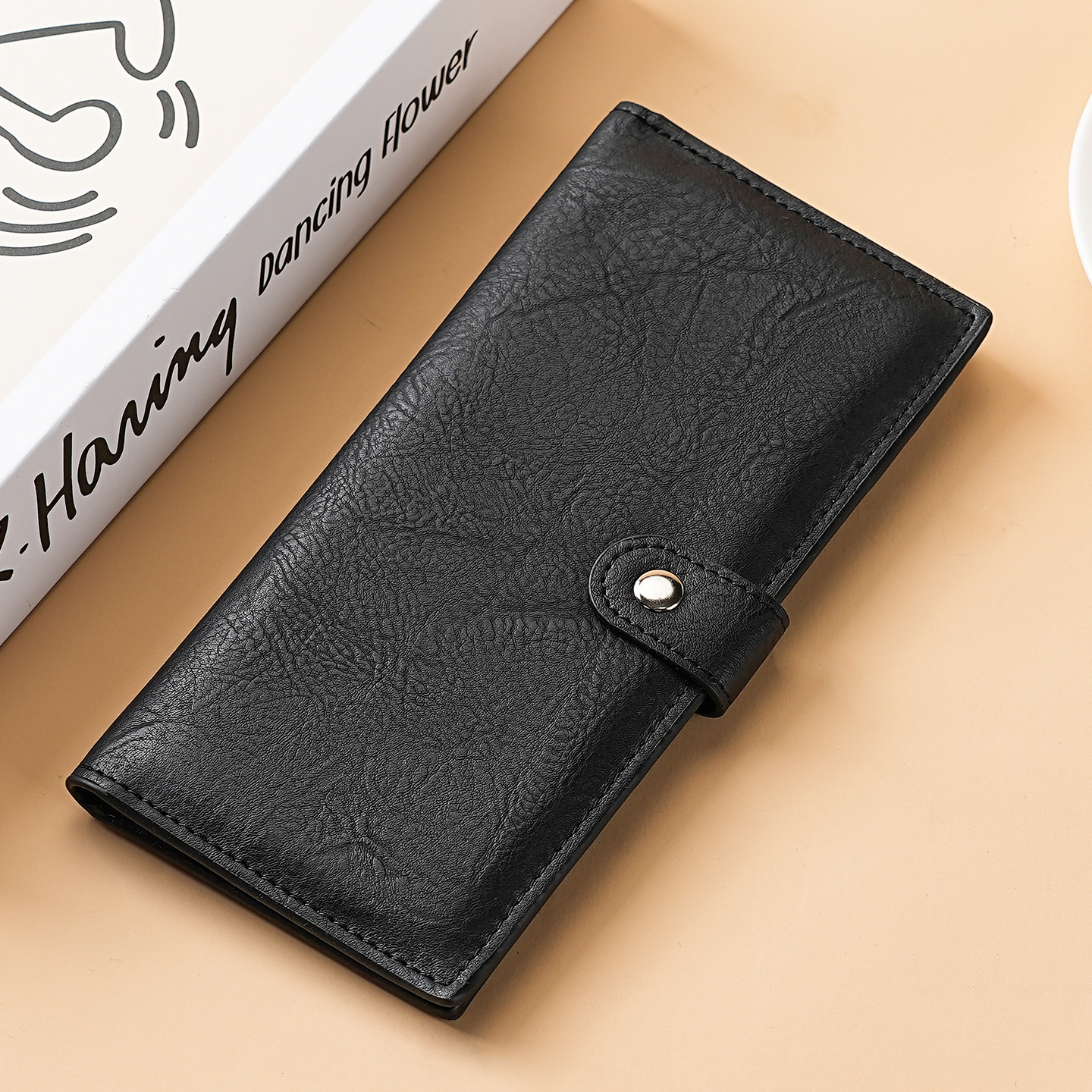 Transfronterizos de alto nivel de sentido largo dos veces la billetera de la señora billetera de comercio exterior simple cremallera multi-tarjeta billetera de cambio