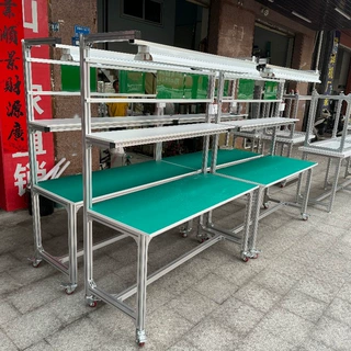 广州工作台 操作台 单双面工厂流水线铝型材可移动