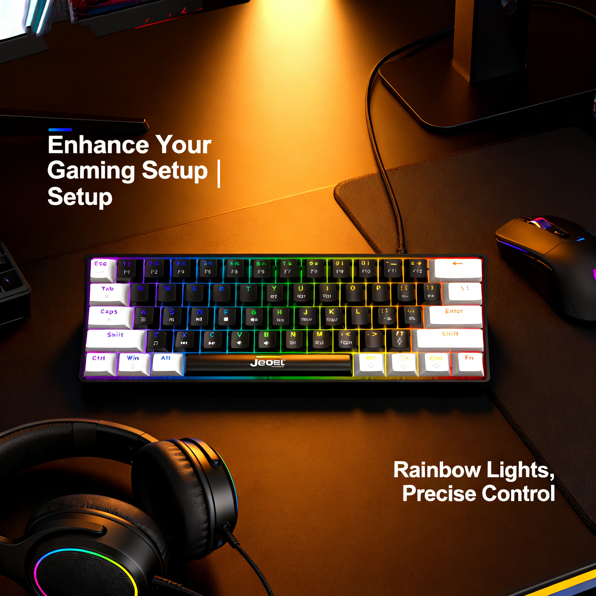 True Wired Key Red Axis Mechanical Keyboard E-Sports Game Rgb Gaming Mechanical Keyboard Amazon 26-Key No-Ghosting