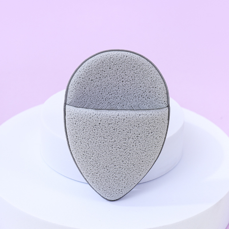 Fábrica de gota de agua personalizada guante super grande lavado facial limpieza facial esponja polvo limpieza facial