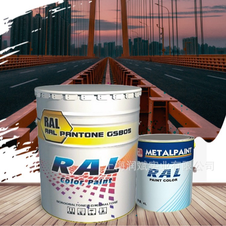 多颜色多规格供应户外耐候性氟碳漆、钢构、标牌广告专用氟碳漆