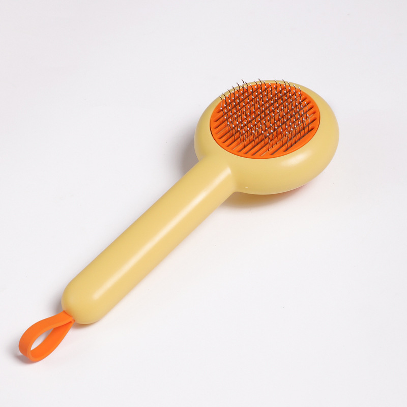 Gato peine pato auto-limpieza peine gato peine cepillo de pelo flotante artefacto mascota peine pelo eliminación mascotas suministros al por mayor