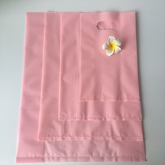 High-Pressure Pink Bag Romantic Handheld Bag Fashion Accessory Bag Gift Bag Cute Plastic Bag New Arrival