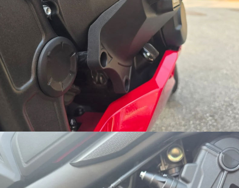 Suitable for Honda Cbr650R 24-26 Models E-Clutch Electronic Clutch Version Engine Protection Anti-Fall Side Cover