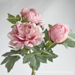 高品质牡丹仿真花贵妃芍药批发高档家居客厅花艺摆件假花材装饰