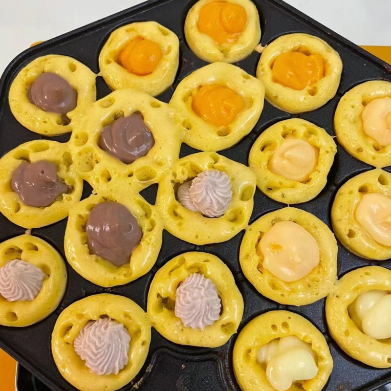 多功能不粘摆摊家用爆浆鸡蛋仔机烤盘章鱼小子机模具小蛋糕模具|undefined