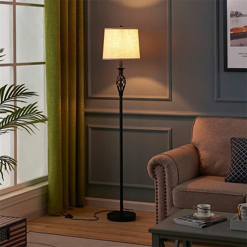 American-Style Floor Lamp for Living Room Sofa, Stepless Dimming, Bohemian Country Industrial Style, Creative Bedroom Floor Lighting American-Style Floor Lamp for Living Room Sofa, Stepless Dimming, Bohemian Country Industrial Style, Creative Bedroom Floor Lighting