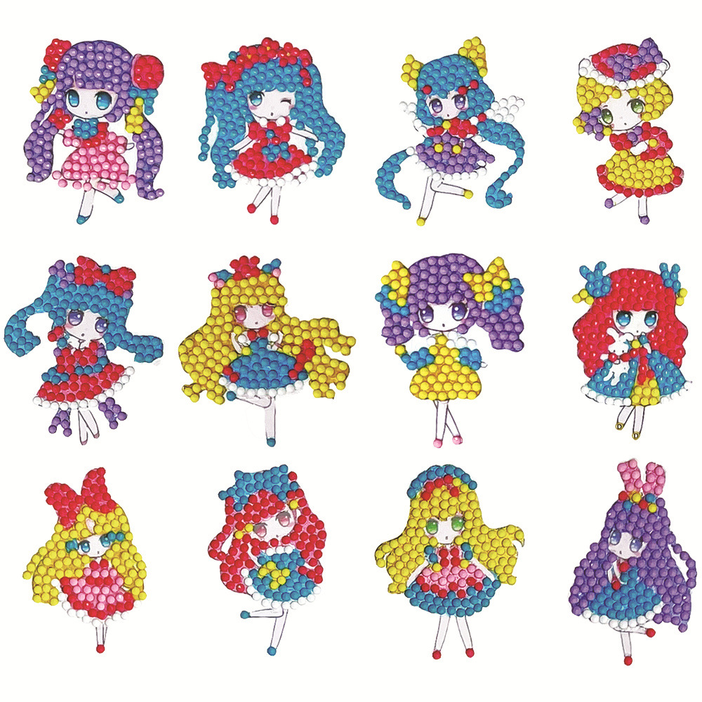 SS127 새로운 아름다운 소녀 2 12 스티커