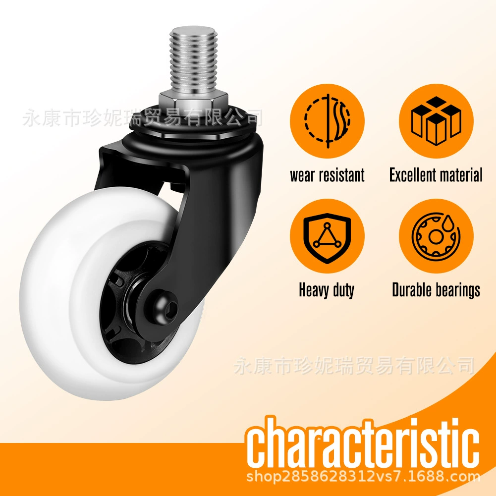 76mm x 30mm Wheel for Crazy Cart, CC XL and DLX - Complete