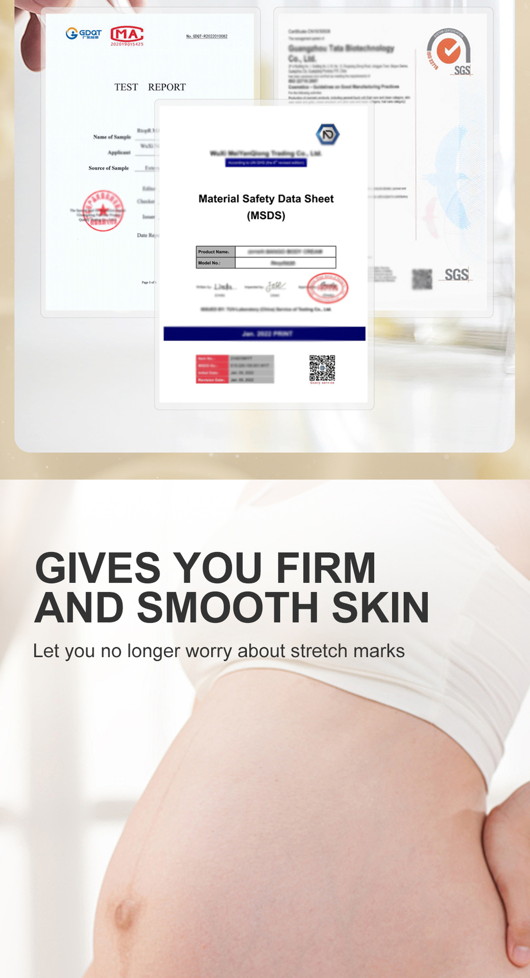 Rose Stretch Marks Cream Image 7