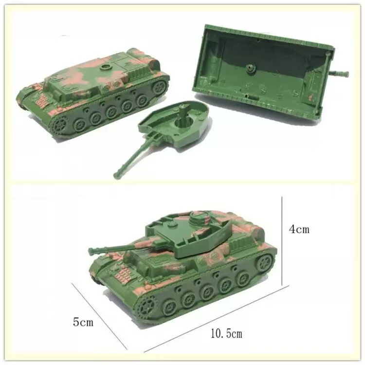 Military Set Model Aircraft, Cannon, Nostalgic Soldier Figures, Desktop Sandbox Games, Wholesale Military Tank Assembly Toys