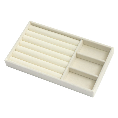 Drawer Divided Jewelry Box Decorative Divided Built-in Tray Dressing Table Earrings Studs Necklaces Rings Organizer 