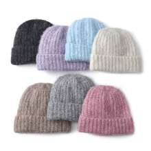 冬季日韩新款羊毛毛线帽女保暖大头围套头冷帽男毛绒针织帽批发