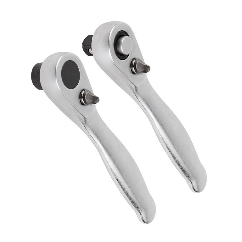 1/4 迷你棘轮扳手 6.35mm批头扳手 双向72齿棘轮快速扳手