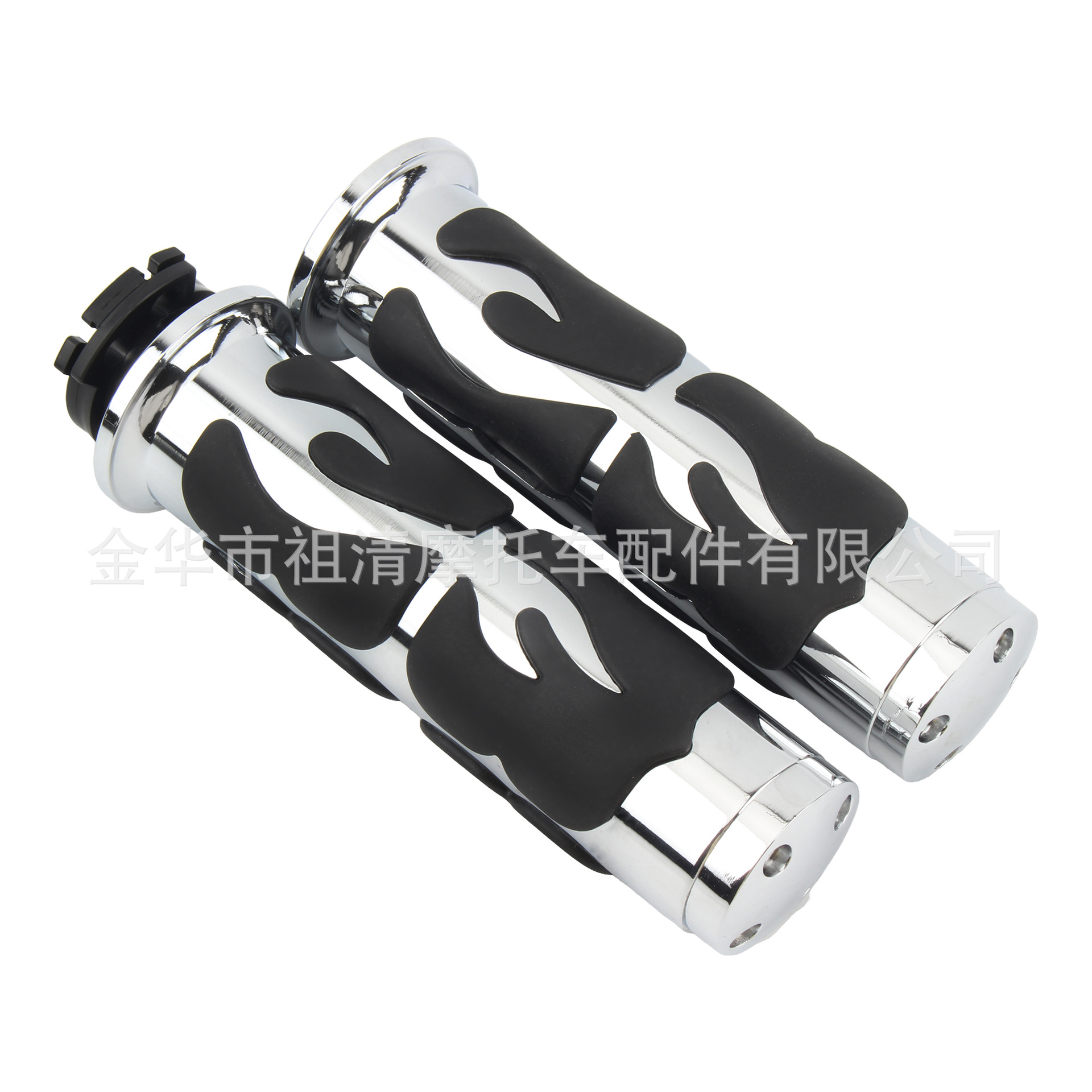 Motorcycle Handle Cover Modified Harley Retro Cross Riding Handle Cover 25mm Universal Handle Glue Zinc Alloy Grip