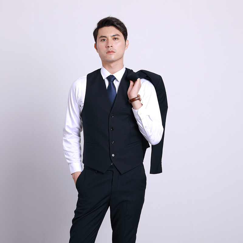 Profesional traje chaleco traje KTV camarero Hotel hombres y mujeres misma ropa de trabajo Banco chaleco ropa de trabajo uniforme